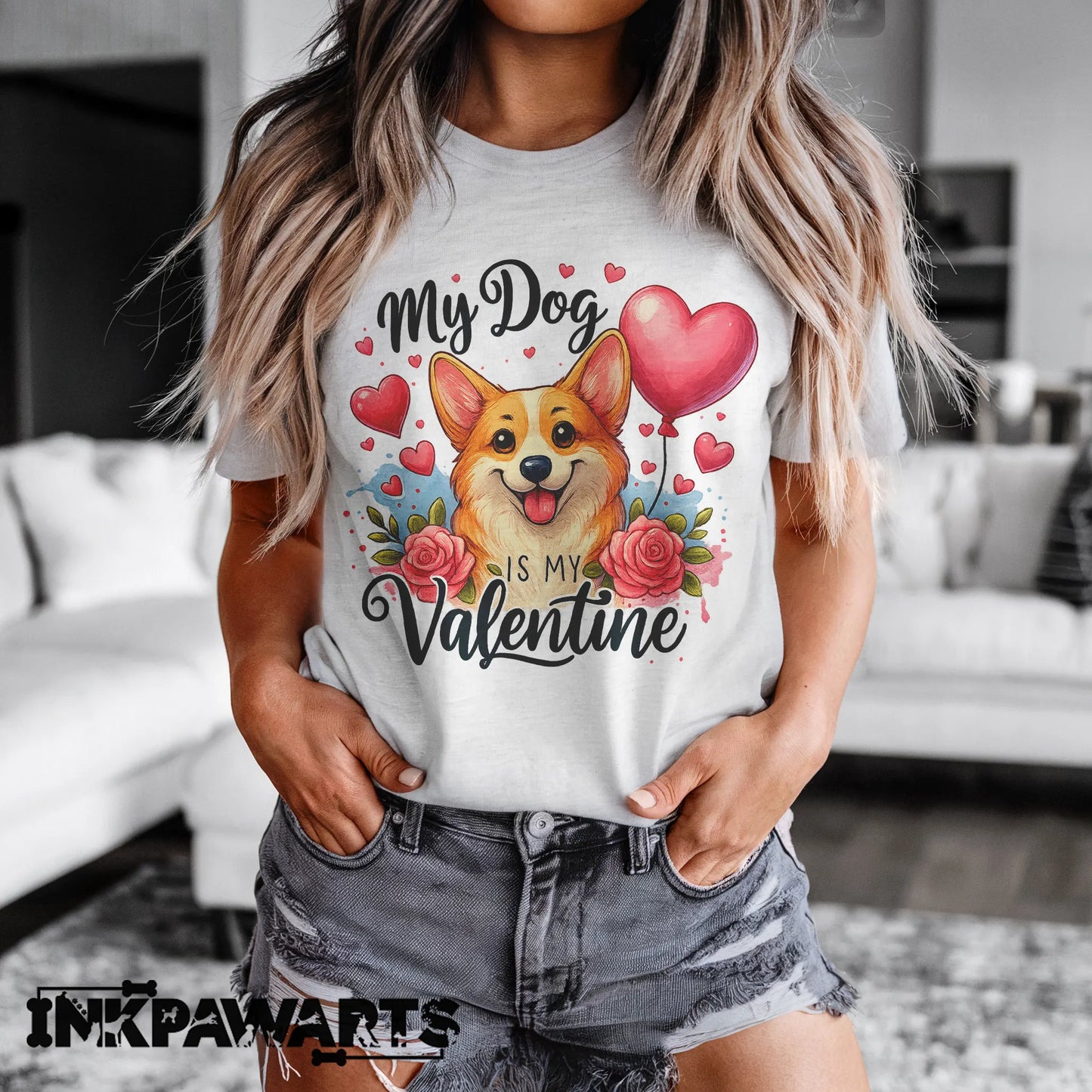 Corgi Valentine T-Shirt The Perfect Gift for Every Dog Lover