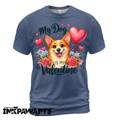 Corgi Valentine T-Shirt The Perfect Gift for Every Dog Lover