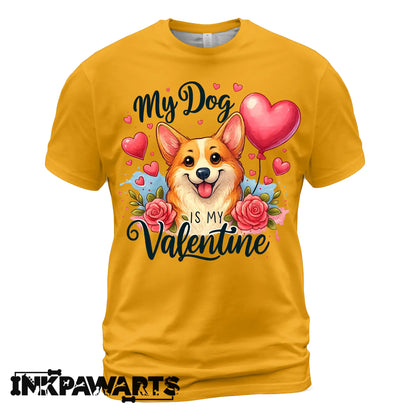 Corgi Valentine T-Shirt The Perfect Gift for Every Dog Lover