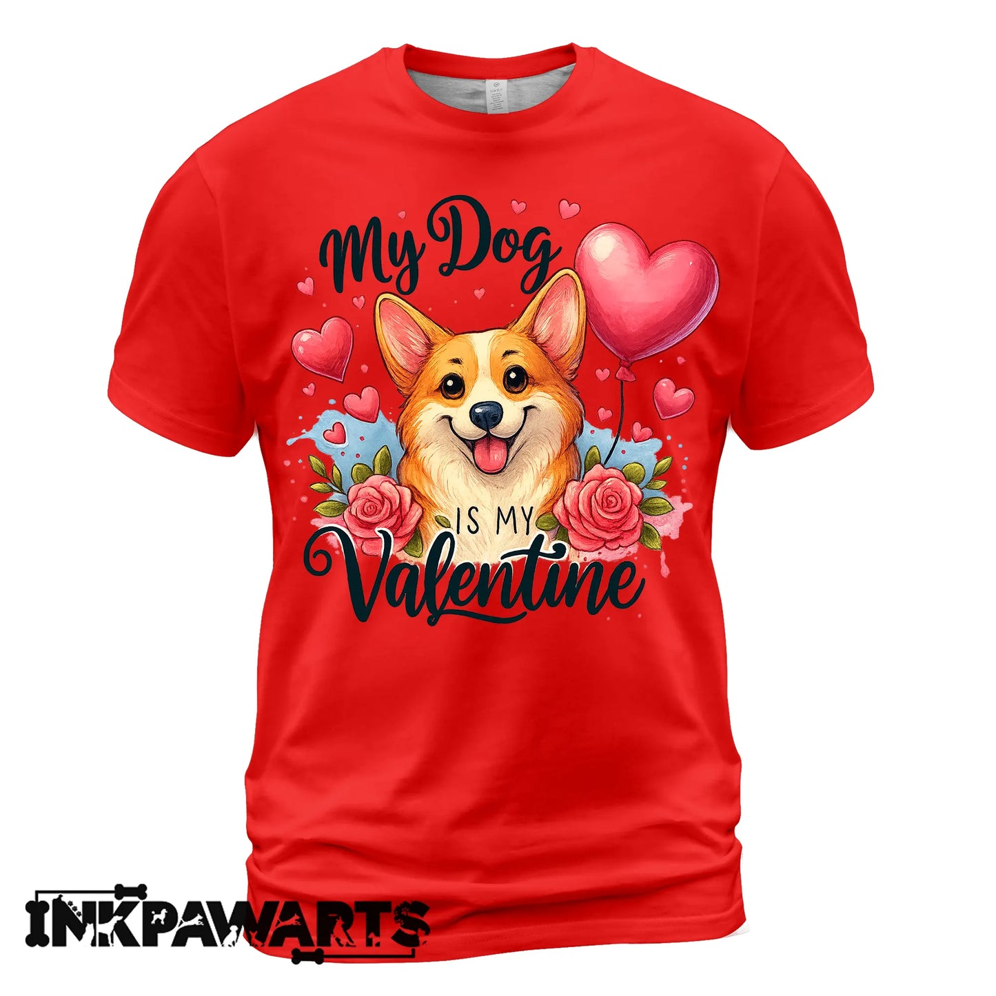 Corgi Valentine T-Shirt The Perfect Gift for Every Dog Lover