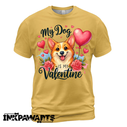 Corgi Valentine T-Shirt The Perfect Gift for Every Dog Lover