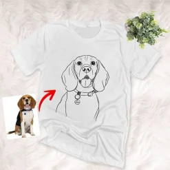 Dog Shirts Portrait Hand Drawing, Dog Parents, Gift For Dog Lover Personalized