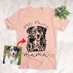Dog Shirts Dog Papa Dog Mama To Be Owner Customized Unisex T-Shirt Gift For Dog Papa
