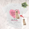 Dog Shirts Dear Mommy, I Love You - Dog Lover Personalized Pet Portrait Unisex T-Shirt Special Gift For Dog Mom