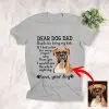 Dog Shirts Thanks, Dog Mom Hand Letter Personalized Unisex T-Shirt, Meaningful Gift For Dog Mom, Dog Owners