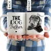 Dog Mug Happy Father's Day, The Dog Father Hand Drawn Pet Portrait Personalized Mug Gift For Fur Dad, Dog Lover