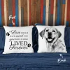 Dog Pillow If Love Could Have Saved You, You Would Have Lived Forever Hand Drawn Portrait Dog Photo Pillow Case, Father's Day, Mother's Day