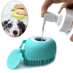 Bathroom Puppy Big Dog Cat Bath Massage Gloves Brush Soft Safety Silicone Pet Accessories for Dogs Cats Tools Mascotas Products Cleaning Pets