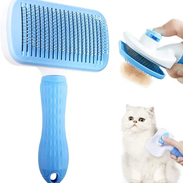 Dog Hair Remover Comb Cat Dog Hair Grooming And Care Brush For Long Hair Dog Pet Removes Hairs Cleaning Bath Brush Dog Supplies