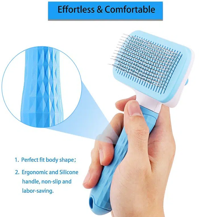 Dog Hair Remover Comb Cat Dog Hair Grooming And Care Brush For Long Hair Dog Pet Removes Hairs Cleaning Bath Brush Dog Supplies