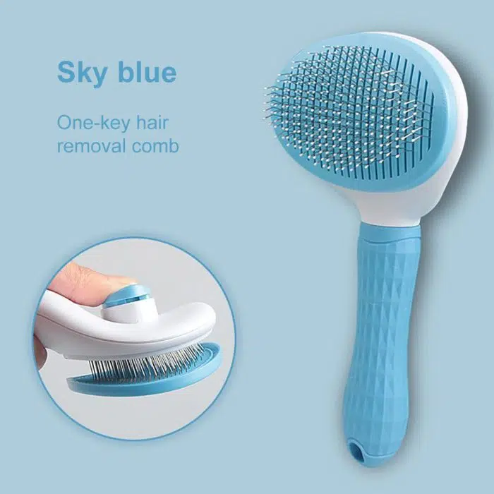 Dog Hair Remover Comb Cat Dog Hair Grooming And Care Brush For Long Hair Dog Pet Removes Hairs Cleaning Bath Brush Dog Supplies