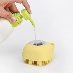 Bathroom Puppy Big Dog Cat Bath Massage Gloves Brush Soft Safety Silicone Pet Accessories for Dogs Cats Tools Mascotas Products Cleaning Pets
