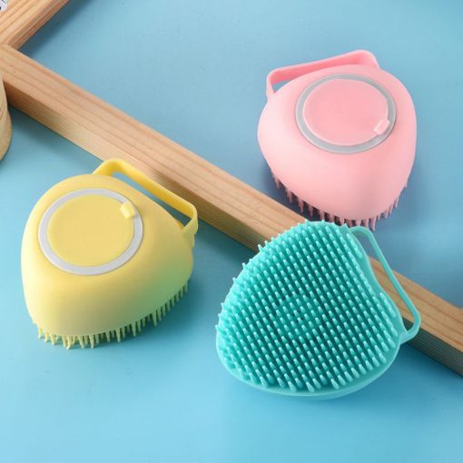 Bathroom Puppy Big Dog Cat Bath Massage Gloves Brush Soft Safety Silicone Pet Accessories for Dogs Cats Tools Mascotas Products Cleaning Pets