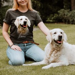 Custom dog tshirt Personalized Custom Pet Shirt Pet Photo Name, Dog t shirts, Unisex Dog Shirt