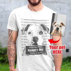 Custom dog Tshirt Personalized Dog Shirt Funny Art, Custom Pet Shirt Pet Photo Name, Dog t shirts, Unisex Dog Shirt