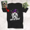 Custom Dog T Shirt Halloween Witch Hat Custom Dog Portrait