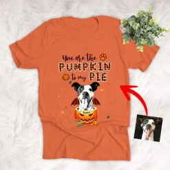 Custom Dog T Shirt You Are The Pumpkin To My Pie Halloween Shirt