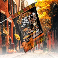 Dog Garden Flag Dachshund Fall Flag, Funny Dog Owner Bicycle Flag, Dachshund Flag, Funny Halloween Decor, Dachshund Lovers, Dachshund Welcome Garden Flag