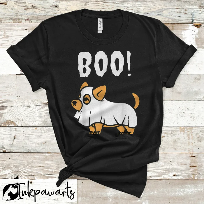 Halloween Corgi T-Shirts Corgi Boo! Cute Corgi Halloween