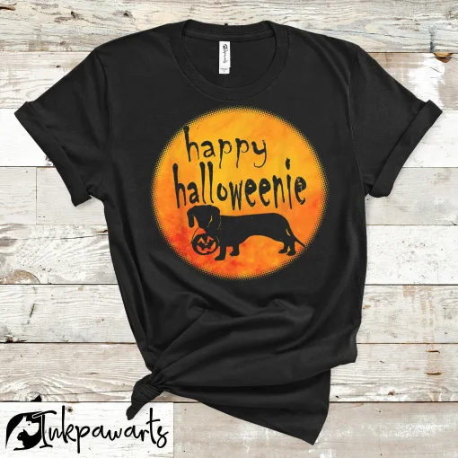 Dog T Shirt Halloween Dachshund T-Shirt