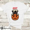 Dog T Shirt Halloween Pumpkin Pug