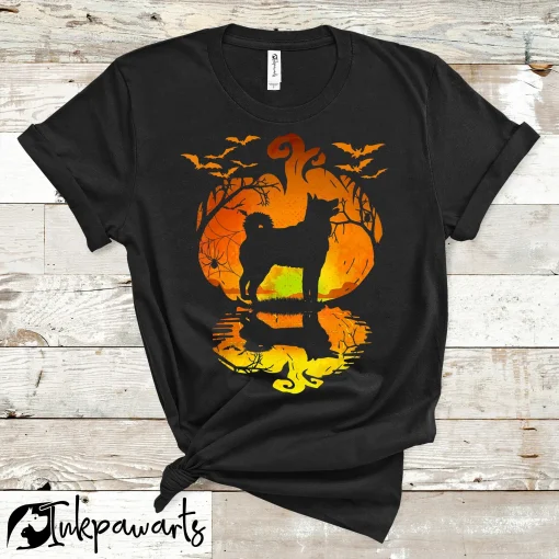 Dog T Shirt Siberian Husky Halloween Husky Dog Costume