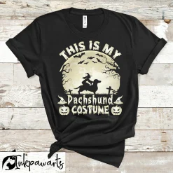 Dog T Shirt This is my Dachshund Costume Halloween