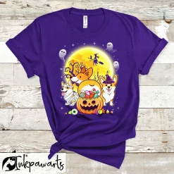 Halloween Corgi T-Shirts Welsh Corgi Halloween Corgi Mummy Witch Corgi Butt Shirt
