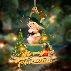 Corgi Christmas Ornament Corgi-Christmas Gifts&dogs Hanging Ornament