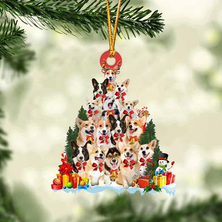 Corgi Christmas Ornament Dog Christmas Tree Ornament