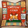 Corgi Christmas Quilt Blanket Christmas Is Better With A Corgi