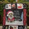 Corgi Christmas Quilt Blanket Jor Jor