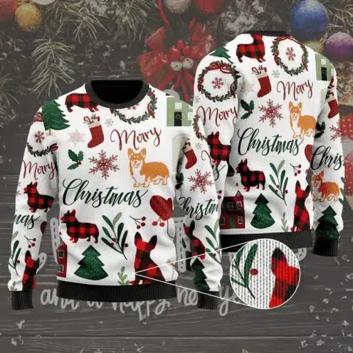 Corgi Dog Christmas Sweater Corgi Christmas Sweater