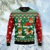 Corgi Dog Christmas Sweater Corgi Snow Day Ugly Christmas Sweater