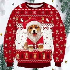 Corgi Dog Christmas Sweater Corgi Ugly Christmas sweater