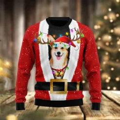 Corgi Dog Christmas Sweater Pembroke Welsh Corgi Christmas Corgi Christmas Sweater