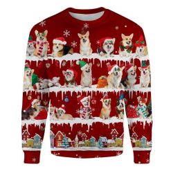 Corgi Dog Christmas Sweater Welsh Corgi