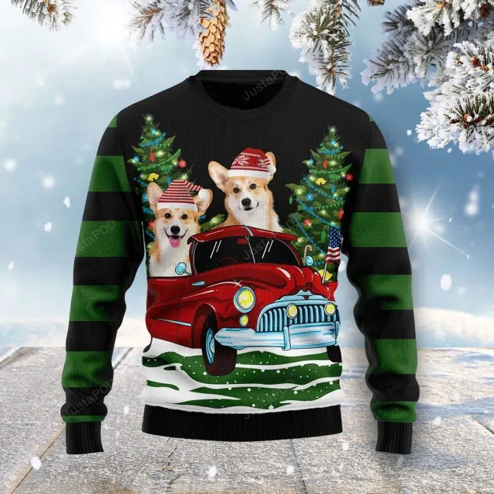 Merry Christmas Corgi Ugly Christmas