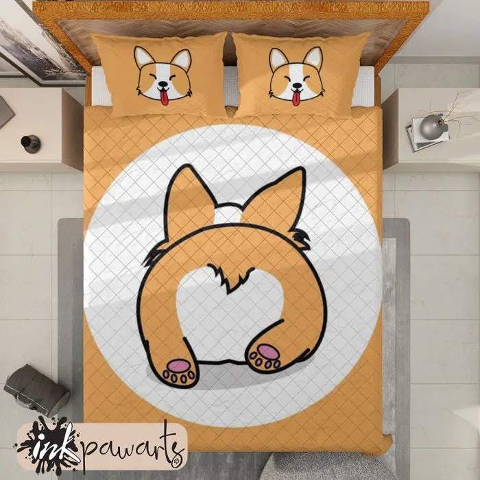 Corgi Cute Butt I Love You Corgi Bedding Set