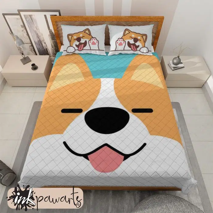 Corgi Smiling Corgi Bedding Set