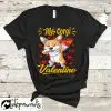 Corgi Valentine T-Shirts My Corgi Is My Valentine Cute Corgi Dog Holding A Heart