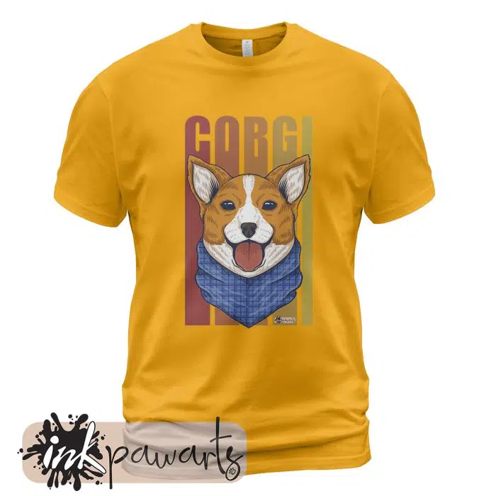 Corgi T-Shirt Gold