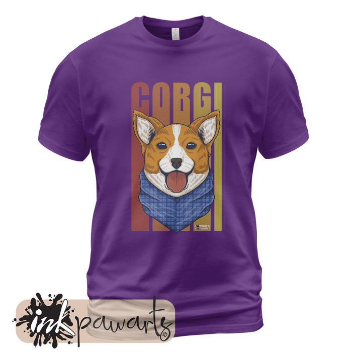 Corgi T-Shirt Purple
