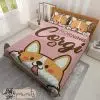 Morning Corgi Bedding Set