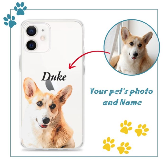 Inkpawarts.com Personalized Custom Picture Photo Image Phone Case Corgi Phone Case - Gift for Dog Lovers