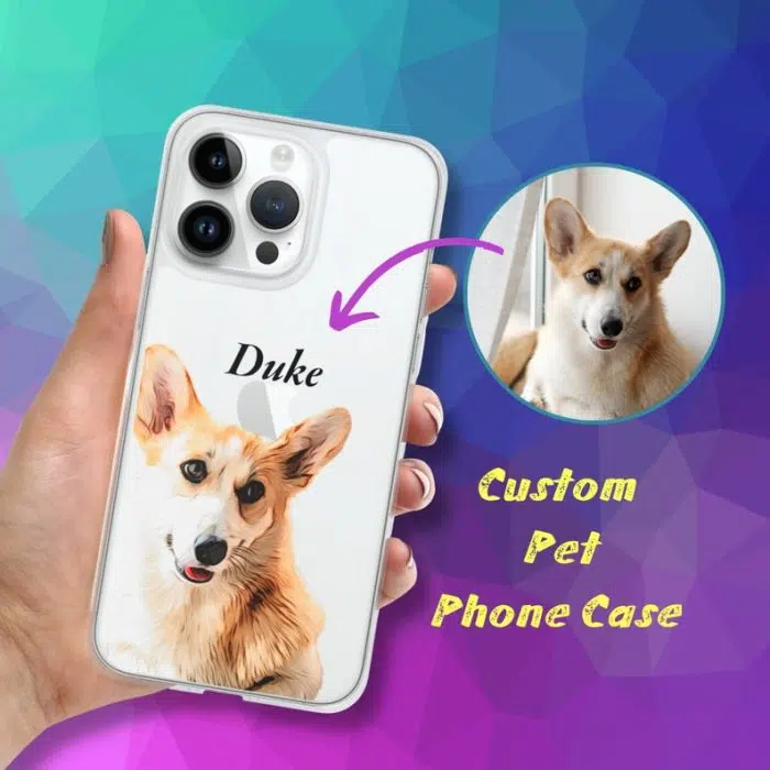 Personalized Custom Picture Photo Image Phone Case Corgi Phone Case - Gift for Dog Lovers