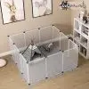 Pet Dog Fences Playpen DIY Freely Combined Multi-functional Dog House 3