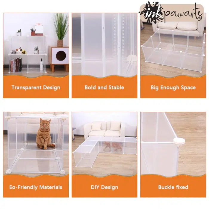 Pet Dog Fences Playpen DIY Freely Combined Multi-functional Dog House