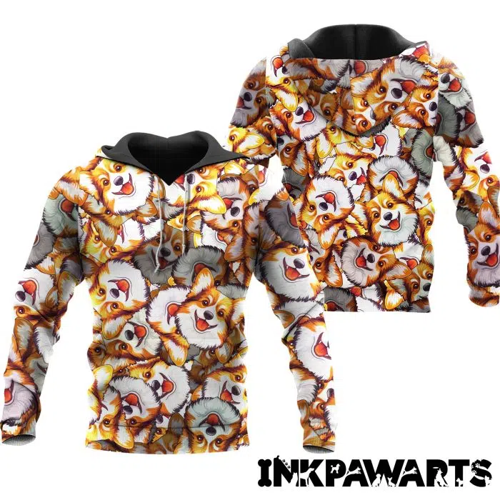 Corgi Hoodie Custom Face