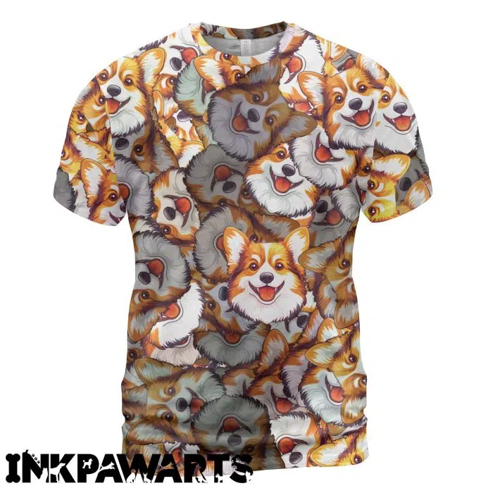 Corgi T-shirt Custom Face